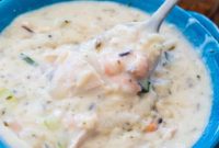 Creamy Leftover Turkey and Wild Rice Soup