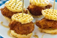 Crispy Chicken & Waffle Bites