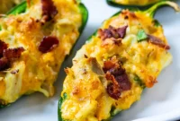 Spicy Cajun Crab Jalapeno Poppers