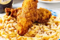 Fried Chicken Funnel Cake Delight