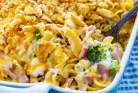 Hearty Ham and Broccoli Noodle Bake