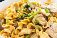 Creamy Pork Stroganoff