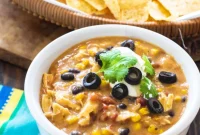 Easy Slow Cooker Chicken Tortilla Soup