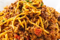 One-Pot Slow Cooker Spaghetti Dinner