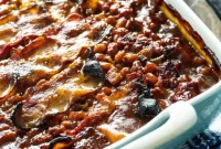 Deep Molasses Baked Beans