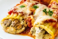 Hearty Italian Sausage Manicotti