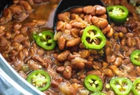 Hearty Slow Cooker Spicy Pinto Beans