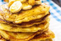 Tropical Banana Macadamia Pancakes