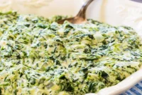 Velvety Creamed Spinach