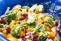 Bright Mandarin Broccoli Salad