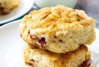 Candied Bacon Biscuits