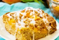 Peach Crumble Coffee Cake
