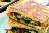 Tuscan Chicken and Spinach Panini