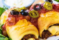 Golden Beef Crescent Pockets