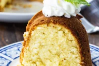 Luscious Coconut Cream Cheese Pound Cake