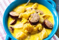 Hearty Slow Cooker Potato and Kielbasa Chowder