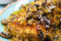 Golden Roasted Pork Loin with Umami Mushroom Gravy