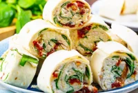 Creamy Tuscan Chicken Pinwheels