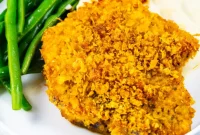 Golden Crunchy Cornflake Pork Chops