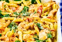 Aegean Feta Shrimp Penne
