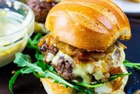 French Onion Gratin Burger