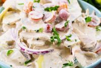 Tuscan Creamed Cucumber Salad