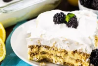 Zesty Lemon Icebox Cake