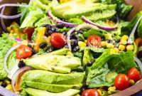 Southwestern Salad with a Zesty Jalapeño Lime Kick