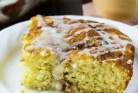 Overnight Festive Eggnog Crumble