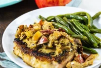 Seared Pork Chops with Bourbon Apples