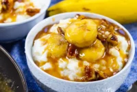 Bananas Foster Rice Pudding Delight