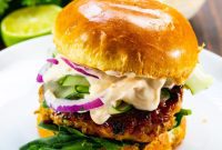 Teriyaki Chicken Burgers
