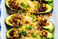 Fiesta Zucchini Boats
