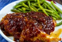 Applesauce BBQ Glazed Chicken