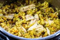 Savory Instant Pot Chicken and Stuffing