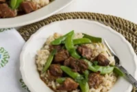 Aromatic Five-Spice Slow Cooker Pork with Crisp Sugar Snap Peas