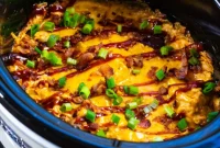 Easy Slow Cooker BBQ Chicken Dip