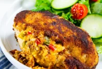 Creamy Pimento Cheese Stuffed Chicken