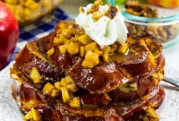 Spiced Apple & Caramel French Toast