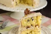 Pecan Brittle Sour Cream Cake