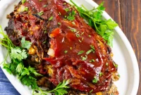 Sweet & Savory Caramelized Onion Meatloaf
