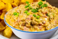Savory Sausage Pimento Cheese Dip