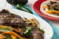 Sizzling Skirt Steak Fajitas