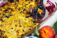 Blueberry Peach Cobbler