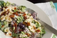 Sweet & Savory Broccoli Grape Pasta Medley