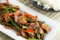 Savory Garlic Pork Stir-Fry