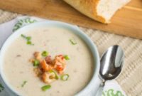 Rich Crawfish and Cauliflower Bisque
