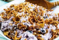 Creamy Blueberry Pretzel Crunch