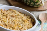 Sweet & Savory Pineapple Bake