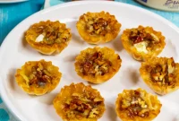 Bourbon-Glazed Pecan Brie Bites